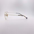 Lunettes de Vue Charlotte Mixte de la Marque Blanc Coloris Or Écaille Opticien Stéphanie Danjou Cambrai
