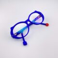 Lunettes de Vue pour Enfant Be Cats de la Marque Mini Be Coloris Bleu Opticien Stéphanie Danjou Cambrai