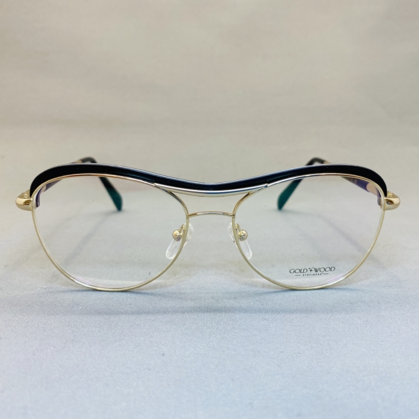 Lunettes Stela Gold and Wood