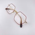 Lunettes de Vue Enfant Modèle Moon de la Marque Gigi Studios Teens Coloris Rouge Opticien Stéphanie Danjou Cambrai