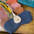 Etui en Cuir Nathalie Blanc à Pression différents coloris Opticien Stéphanie Danjou Cambrai