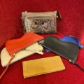 Sac en Cuir Façon Python Marron avec sa bandoulière et sa ceinture assortie