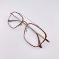 Lunettes de Vue Homme Talla Eyewear Coloris Marron Bordeau Modèle Crema 2 131