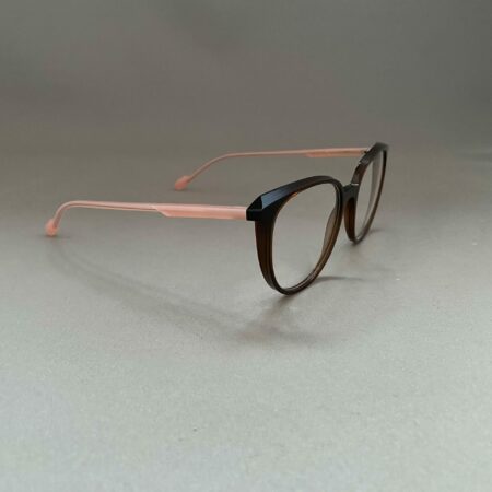 Lunettes De Vue Caroline Abram Blush Cookie Coloris Marron Rose Opticien Stéphanie Danjou Cambrai