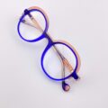 Lunettes de Vue enfant Tête à Lunettes Modèle Mini Emmy Coloris Bleu Rose Opticien Stéphanie Danjou Cambrai
