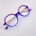 Lunettes de Vue enfant Tête à Lunettes Modèle Mini Emmy Coloris Bleu Rose Opticien Stéphanie Danjou Cambrai