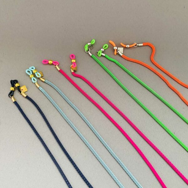 Chaîne pour lunettes de la Marque Sabine Be - Be Casual Rose Fluo – Image 4