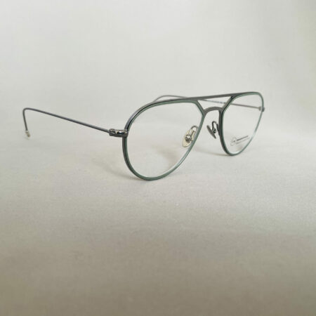 Lunettes de Vue CLAUDE de la Marque Monsieur Blanc Coloris Argenté Opticien Stéphanie Danjou Cambrai