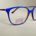 Lunettes de Vue Mode de la Marque Lafont - Issy & LA Coloris Bleu Orange Opticien Stéphanie Danjou Cambrai