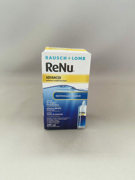 Solution d’Entretien Multifonctions pour Lentilles de Contact De la Marque Renu 100ml Opticien Stéphanie Danjou Cambrai