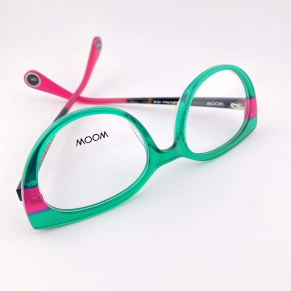 Lunettes De Vue Woow Modèle Shine On 1 Coloris Vert Transparent Rose – Image 5