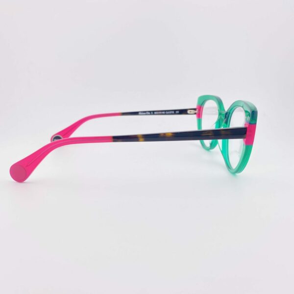Lunettes De Vue Woow Modèle Shine On 1 Coloris Vert Transparent Rose – Image 6