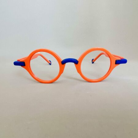 Lunettes De Vue Pierre Eyewear Hilo Mixte Orange Bleu Marine Opticien Stéphanie Danjou