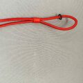 Cordon à Lunettes Ajustable en Tissu Coloris Rouge - Fabrication Française