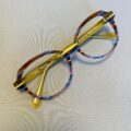 Lunettes de Vue De la Marque Wissing Modèle 3411 Coloris Marron Jaune Multicolore – Monture Unique Opticien Stéphanie danjou Cambrai