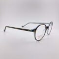 Lunettes De Vue Goncourt de la Marque Lafont Paris Coloris Marron Bleu Opticien Stéphanie Danjou