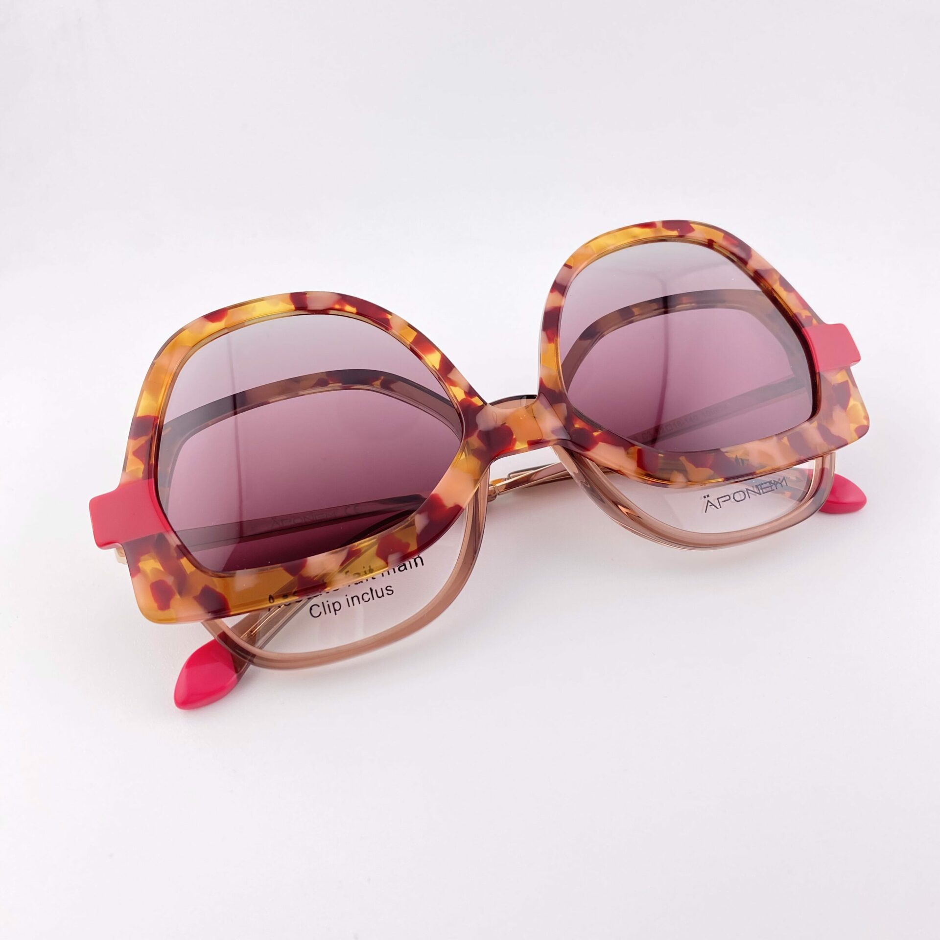 Lunettes Anciennes Amor En Or Plaqué (2 Poinçons) - Avec étui, Occasion