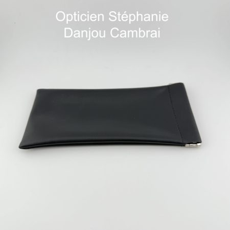 Etui Range Lunettes Souple Fermeture à Clip - Opticien Stéphanie Danjou