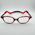 Cordon à Lunettes Elastique Enfant Rouge-Opticien Stéphanie Danjou