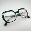 Lunettes De Vue Caroline Abram Modèle OREA Coloris Vert Pêche