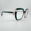 Lunettes De Vue Caroline Abram Modèle OREA Coloris Vert Pêche