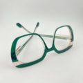 Lunettes De Vue Caroline Abram Modèle OREA Coloris Vert Pêche