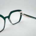 Lunettes De Vue Caroline Abram Modèle OREA Coloris Vert Pêche