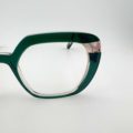Lunettes De Vue Caroline Abram Modèle OREA Coloris Vert Pêche