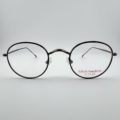 Lunettes De Vue De La Marque Lafont Réédition Titane Modèle Casanova 44 Coloris Gris Noir Ecaillé