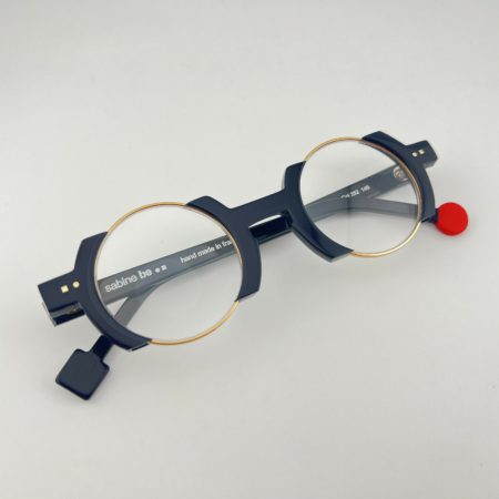 Lunettes de Vue Be Balloon de la Marque Sabine Be Coloris Noir Doré