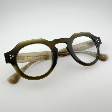 Lunettes de Vue Homme De La Marque Talla Modèle Gravita Coloris Vert-Beige Transparent