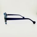 Lunettes De Vue Berecllo Modèle Arclusaz Coloris Ecaille Bleu
