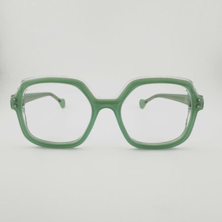 Lunettes De Vue Berecllo Modèle Bellecombe Coloris Vert d'Eau