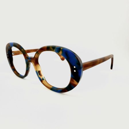 Lunettes De Vue Berecllo Modèle Cochette Coloris Ecaille Bleu