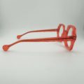 Lunettes De Vue Berecllo Modèle Gardiola Coloris Rose Orangé