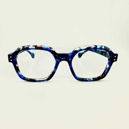 Lunettes De Vue Berecllo Modèle Norma Coloris Ecaille Bleu