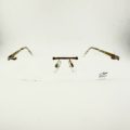 Lunettes de Vue 7102 De la Marque Cazal Coloris Doré Argenté