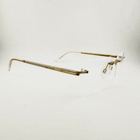 Lunettes de Vue 7102 De la Marque Cazal Coloris Doré Argenté