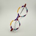 Lunettes de Créateur 3488 Multicouleurs Forme Losange pour Opticien Stéphanie Danjou à Cambrai