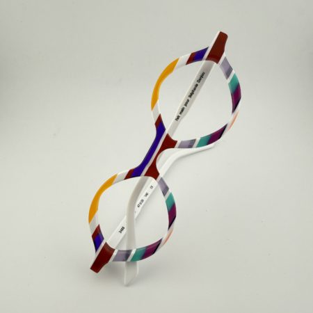 Lunettes de Créateur 3488 Multicouleurs Forme Losange pour Opticien Stéphanie Danjou à Cambrai