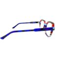 Lunettes de Vue De la Marque Wissing Modèle 3479 Coloris Rouge et Bleu - Multicouleurs – Opticien Stéphanie Danjou Cambrai