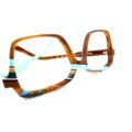 Lunettes de Vue De la Marque Wissing Modèle 3428HA Coloris Marron et Turquoise- Multicouleurs – Opticien Stéphanie Danjou Cambrai