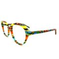 Lunettes de Vue De la Marque Wissing Modèle 3483 Coloris Jaune Orange Vert / Multicolore – Opticien Stéphanie Danjou Cambrai
