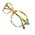 Lunettes de Vue De la Marque Wissing Modèle 3483 Coloris Jaune Orange Vert / Multicolore – Opticien Stéphanie Danjou Cambrai