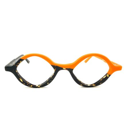 Lunettes de Vue De la Marque Wissing Modèle 3488HA Coloris Multicolore Orange et Ecaille – Opticien Stéphanie Danjou Cambrai
