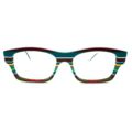 Lunettes de Vue De la Marque Wissing Modèle 3222 Coloris Multicolore Bleu Vert Bordeau Rectangulaire – Opticien Stéphanie Danjou Cambrai