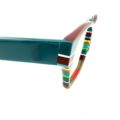 Lunettes de Vue De la Marque Wissing Modèle 3222 Coloris Multicolore Bleu Vert Bordeau Rectangulaire – Opticien Stéphanie Danjou Cambrai