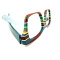 Lunettes de Vue De la Marque Wissing Modèle 3222 Coloris Multicolore Bleu Vert Bordeau Rectangulaire – Opticien Stéphanie Danjou Cambrai
