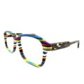 Lunettes de Vue De la Marque Wissing Modèle 3459 Coloris Bleu Jaune Ecaille - Multicouleurs – Opticien Stéphanie Danjou Cambrai