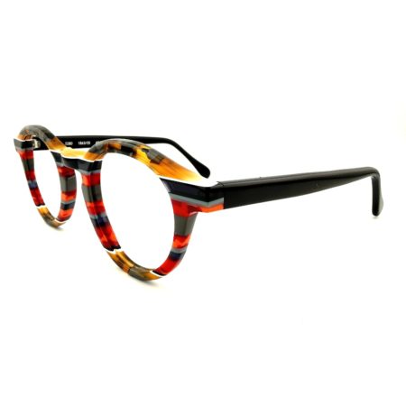 Lunettes de Vue De la Marque Wissing Modèle 3280 Coloris Rouge Noir et Marron- Multicouleurs – Opticien Stéphanie Danjou Cambrai